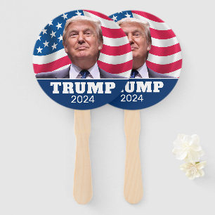 Leque Donald Trump Foto - Presidente 2024 - Parade