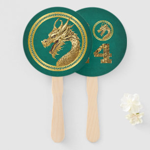 Leque Dragão de Ano Novo do Partido Chinês-Véspera de an