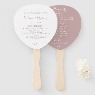Leque Dusty Rosa Botanical Branch Program