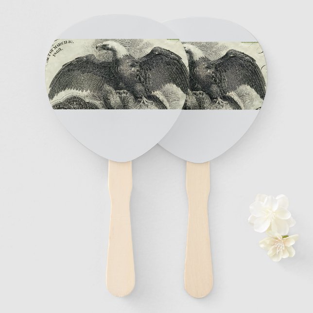 Leque Eagle (Frente e Verso)