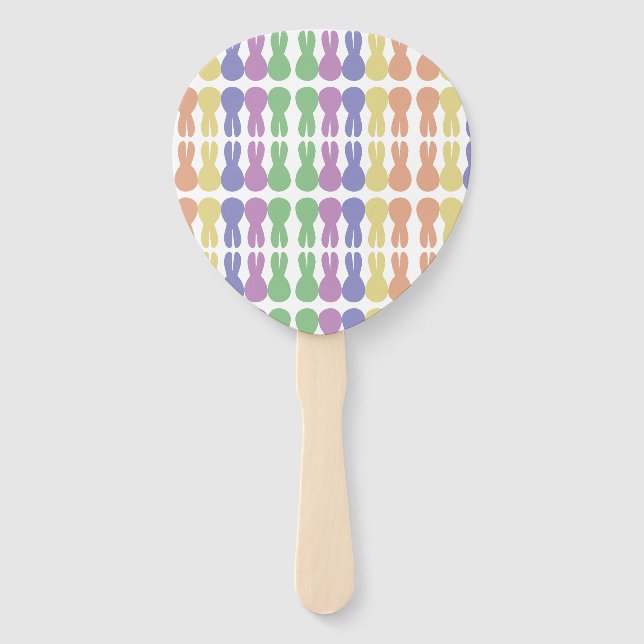 Leque Easter bunny paddle fan (Frente)
