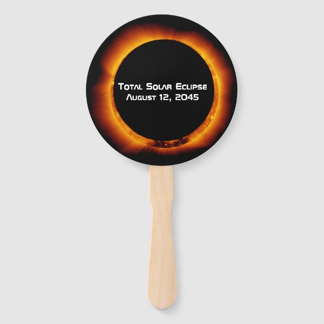 Leque Eclipse Solar Total 2045 (Frente)