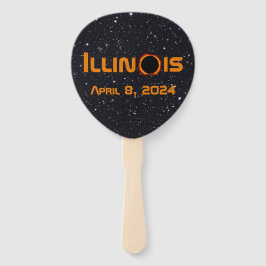 Leque Eclipse Solar Total de 2024 Illinois