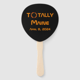 Leque Eclipse Solar Totalmente Maine 2024