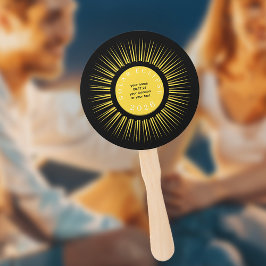 Leque eclipse total do sol 2026 seu texto personalizado