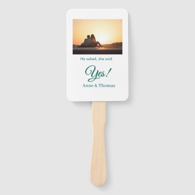 Leque Ele perguntou que ela disse que sim, foto usada co (Frente)