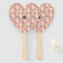 Leque Elegante cor-de-rosa