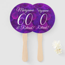 Leque Elegante Roxo 60 e Partido da Reforma Aposentada