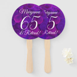 Leque Elegante Roxo 65 e Partido da Reforma Aposentada