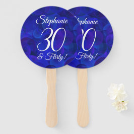 Leque Elegante Royal Blue 30 e Flirty Birthday
