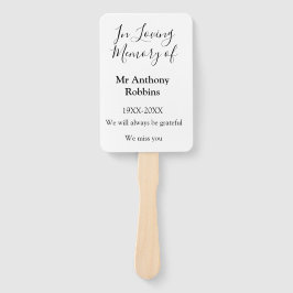 Leque Em Adorar a memória do nome da memória funerária