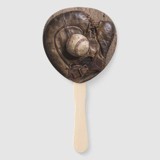 Leque Equipamento Vintage Baseball