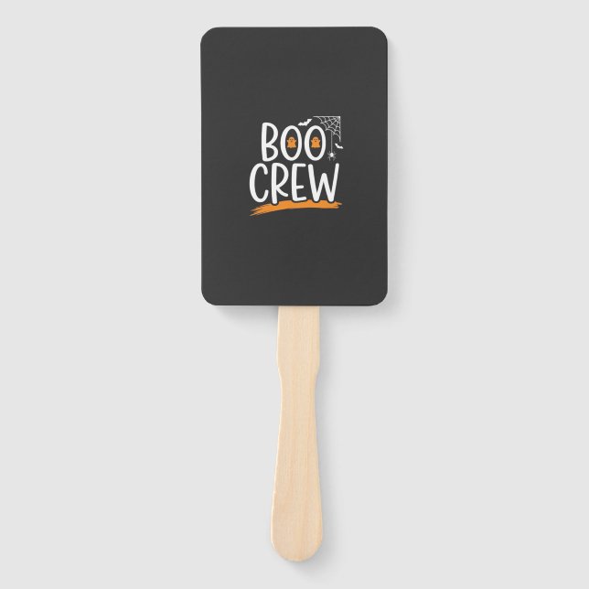 Leque Equipe Boo Design de Fantasma de Halloween_1 (Frente)