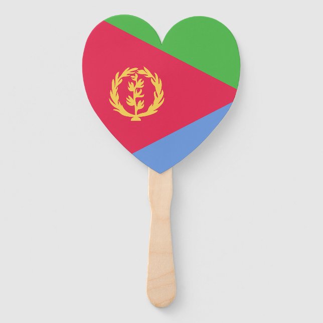 Leque Eritreia Flag Emblem (Frente)