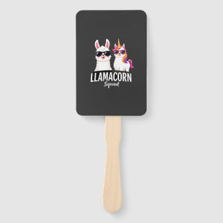 Leque Esquadrão Llamacorn Unicórnio Engraçado Esquadrão 