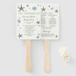 Leque Estrela Cinzenta Cerimônia do Programa da Concha A