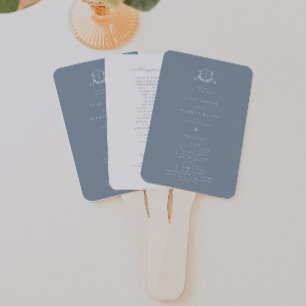 Leque Eterno Vinha Monograma Crest Dusty Blue