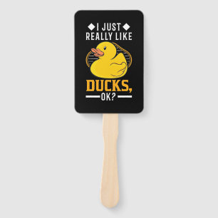 Leque Eu Gosto Muito De Patos