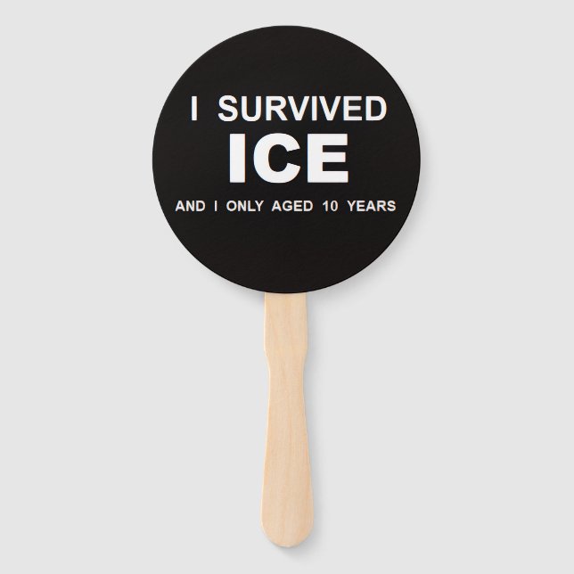 Leque Eu Sobrevivi à ICE  (Frente)