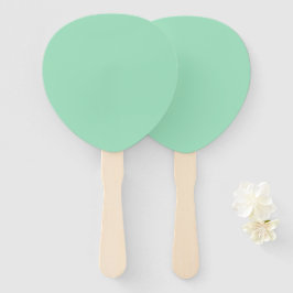 Leque Expressão Creativa: Pá Verde de Seafoam