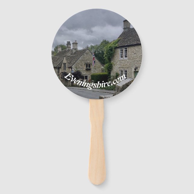 Leque Fã de Mão Ventilador (Verso)