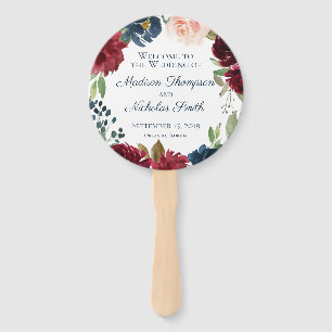 Leque Fã do círculo do programa do casamento da flor d
