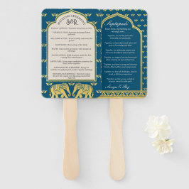 Leque Fã do Programa de Casamento Hindu Saptapadi