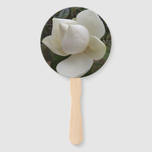 Leque Fã do programa de casamentos com flor branca de ma
