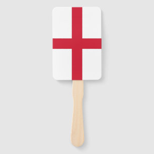 Leque Fã-manual com bandeira de Inglaterra, Reino Unido