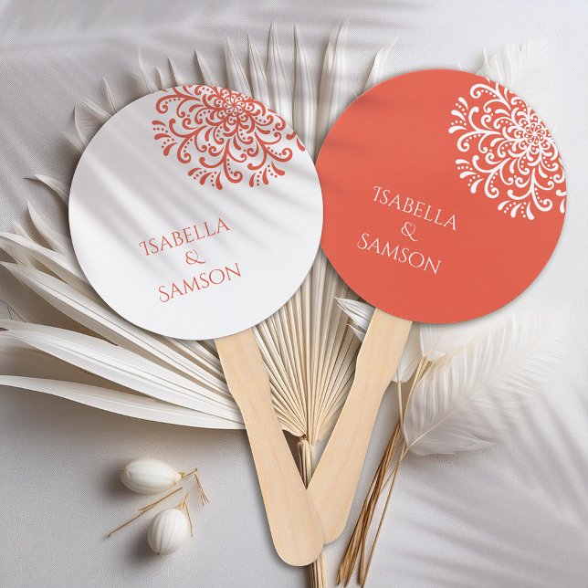 Leque Farinha Vermelha Laranja Esbranquiçada (Criador carregado)