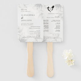 Leque Fãs do Programa de Casamento Moderno com Foto