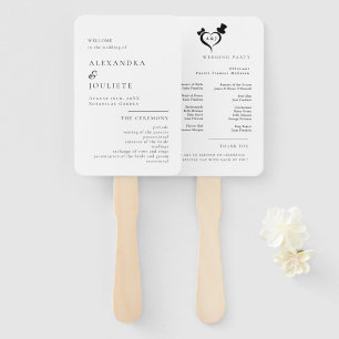 Leque Fãs do Programa de Casamento Moderno com Foto