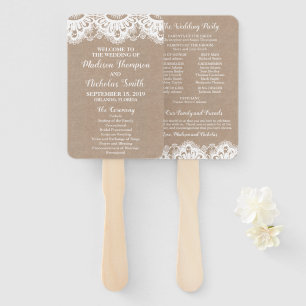 Leque Fãs do programa de serapilheira e de casamento do