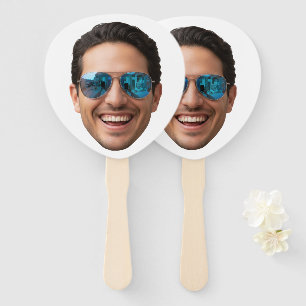 Leque Favor de Aniversário com Rosto Personalizado para