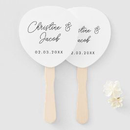 Leque favor de casamento simples elegante moderno festa