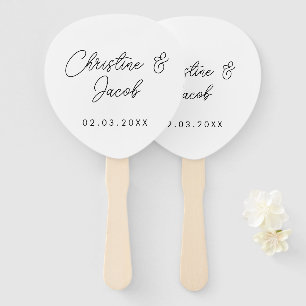 Leque favor de casamento simples elegante moderno festa
