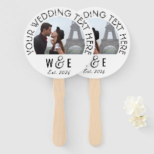 Leque Favoritos de Casamento de Ventiladores do Programa