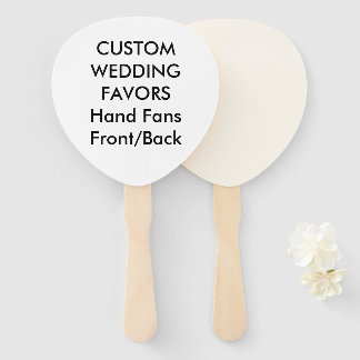 Leque Favoritos personalizados de casamento FANS-MÃO - E