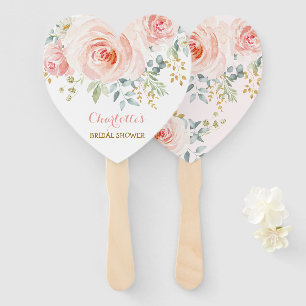 Leque Feminino cora o chá de casamento nupcial floral