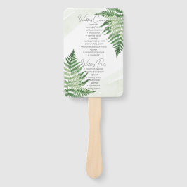 Leque Fern Verde Minimalista