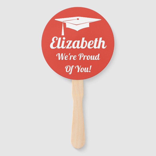 Leque Festa de Cerimônia de Graduação (Frente)