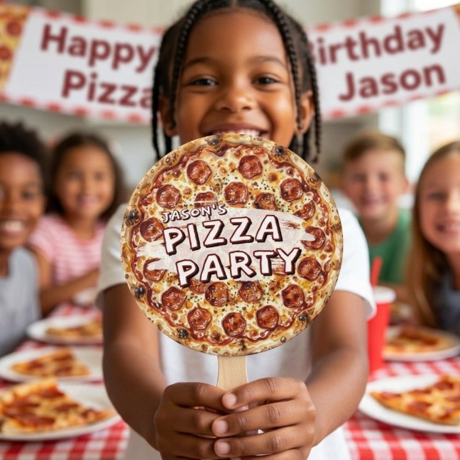Leque Festa de Pizza Aniversário Infantil (Criador carregado)