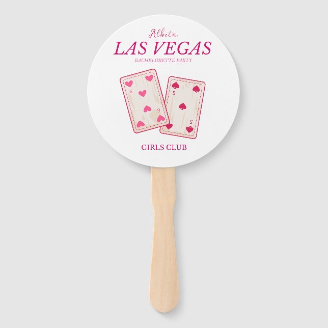 Leque festa de solteira de Las Vegas (Frente)