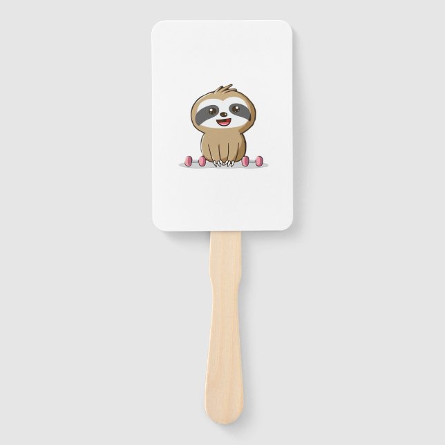 Leque Fim de Sloth de Chibi Bonito � Engraçado Kawaii Gy (Frente)