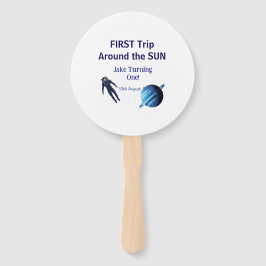 Leque First trip around the sun planet astronaut birthda