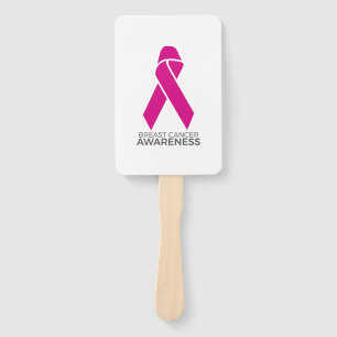 Leque Fita rosa de Suporte à Consciência do Cancer da Ma