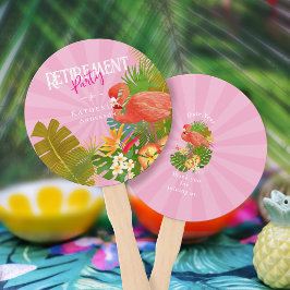 Leque Flamingo Retirement Pink