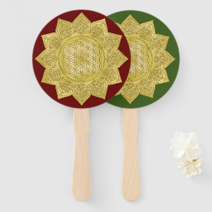 Leque Flor Da Vida - Índia Mandala 4