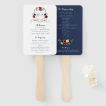 Floral Burgundy Marinho Azul Verde Elegante