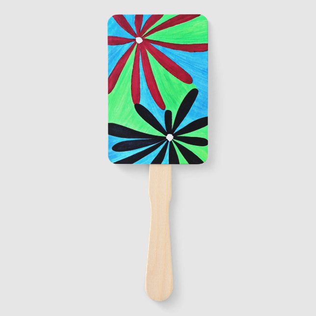 Leque Floral Manual (Frente)